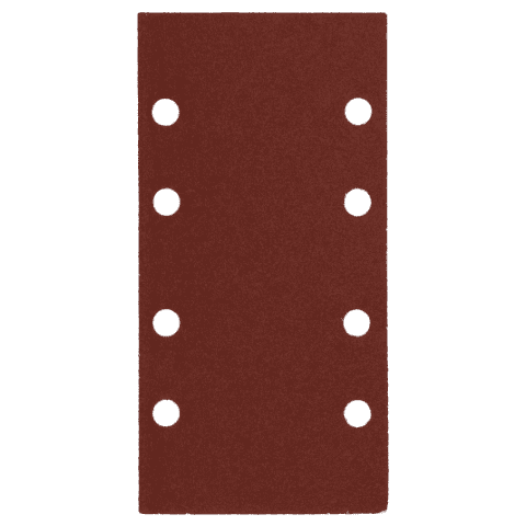 Papier ścierny na rzep z otworami 93 x 185 mm P80 5 szt.