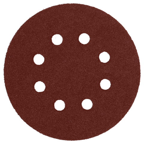 Krążek ścierny z rzepem z otworami 125 mm P60 5 szt.