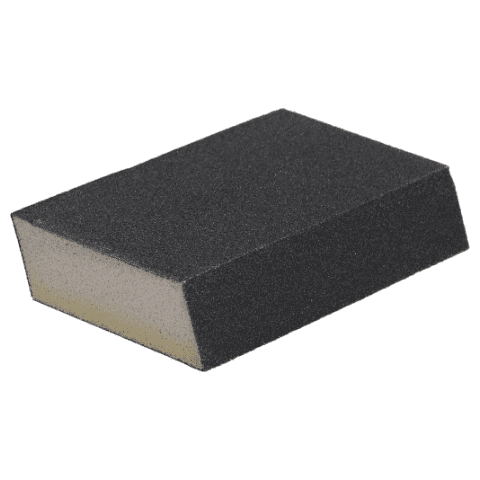 Gąbka ścierna 4 strony skośna120 x 75 x 25 mm P180