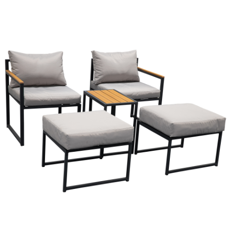 Zestaw mebli Kansas szary