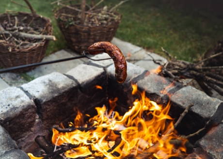 Bezpieczne pieczenie z dala od żaru ognia