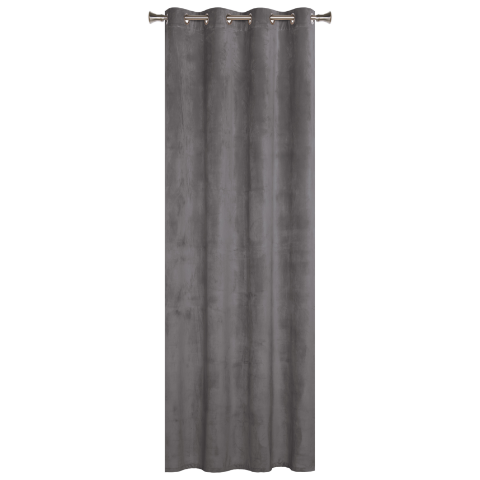 Zasłona Velvet na kółkach 140 x 260 cm szara