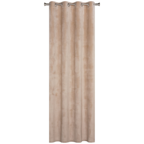 Zasłona Velvet na kółkach 140 x 260 cm beżowa