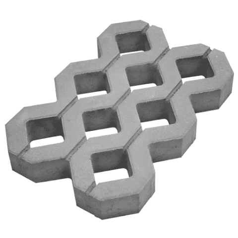 Ażur szary 40 x 60 x 8 cm POLBRUK