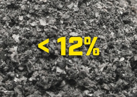 Niska zawartość popiołu maks.12%