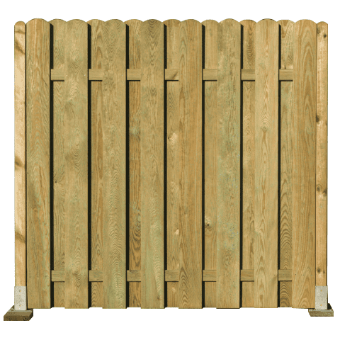 Płot deskowy Tytus prosty 180 x 180 SOBEX