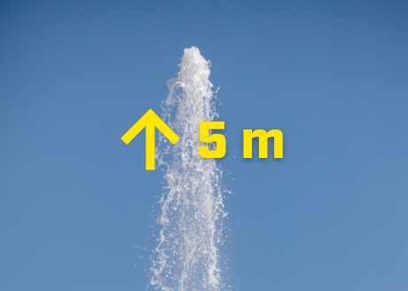 Wysokość podnoszenia cieczy 5 m