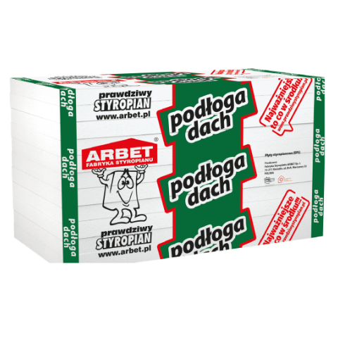 Styropian podłogowy Podłoga/Dach 10 cm ARBET