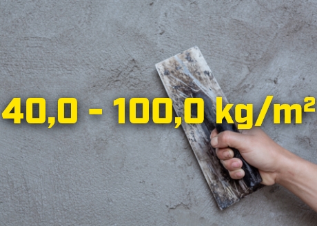 Średnia wydajność 40,0 - 100,0 kg/m²
