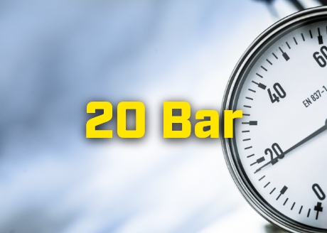 Ciśnienie maksymalne 20 Bar