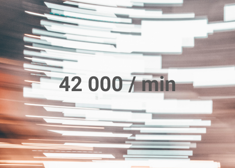 Prędkość bez obciążenia 42 000 obr. /min