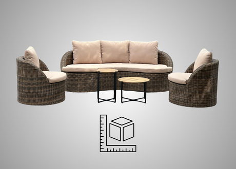 5-elementowy komplet do wypoczynku