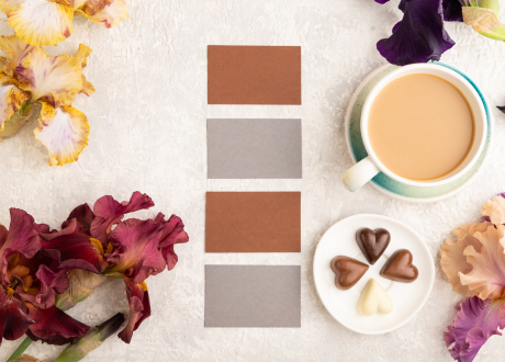 Stylowy design w kolorze cappuccino